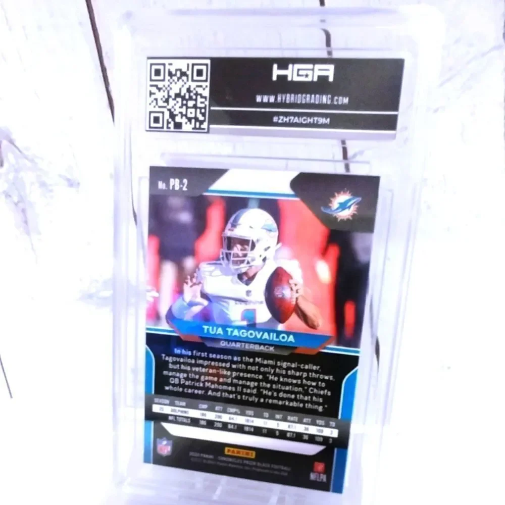 2020 Chronicles Prizm Black Tua Tagovailoa #PB-2 HGA 9.0 Mint